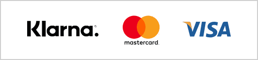 Pay with Klarna, Mastercard or Visa
